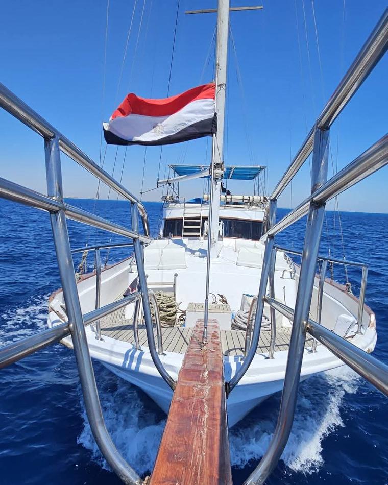Masali Adventures boat on the Red Sea